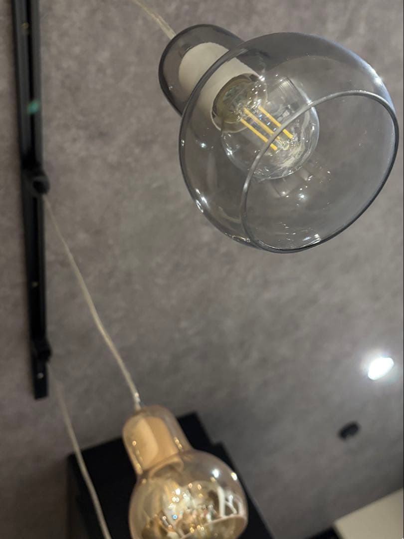 INVERNO ペンダントライト E26 3個セット（グレー2、アンバー1