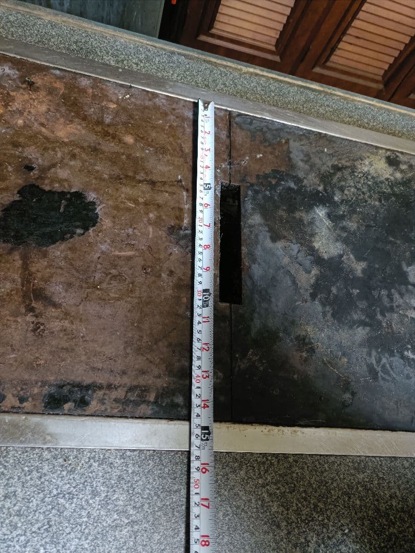 業務用　お好み焼き、焼きそばテーブル　鉄板３枚