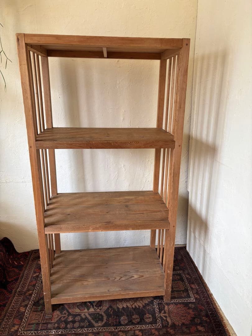 アンティークシェルフ　古い木製ラック