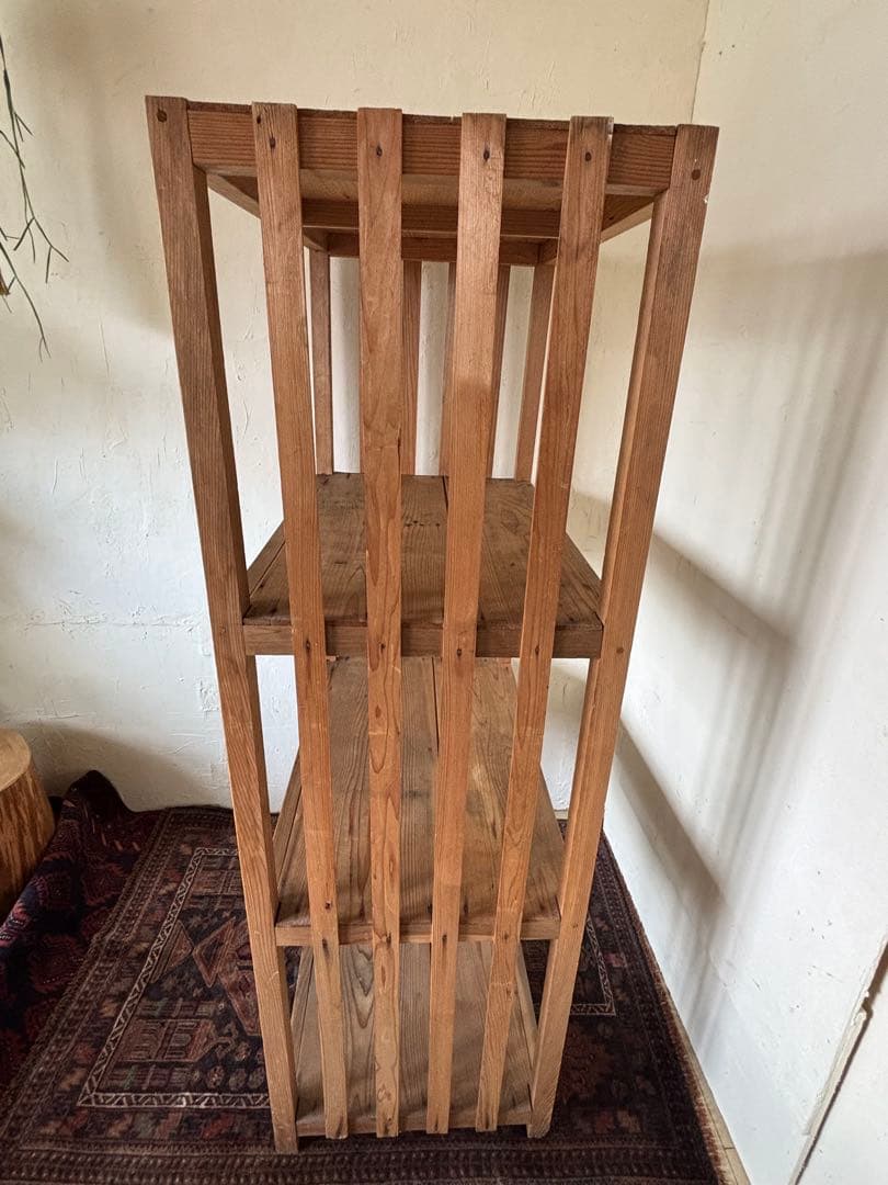 アンティークシェルフ　古い木製ラック