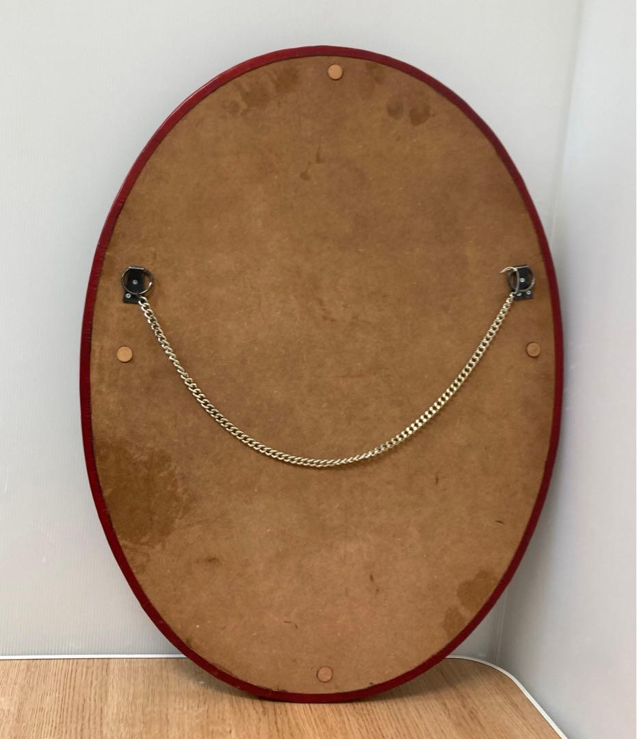 革製フレームウォールミラー