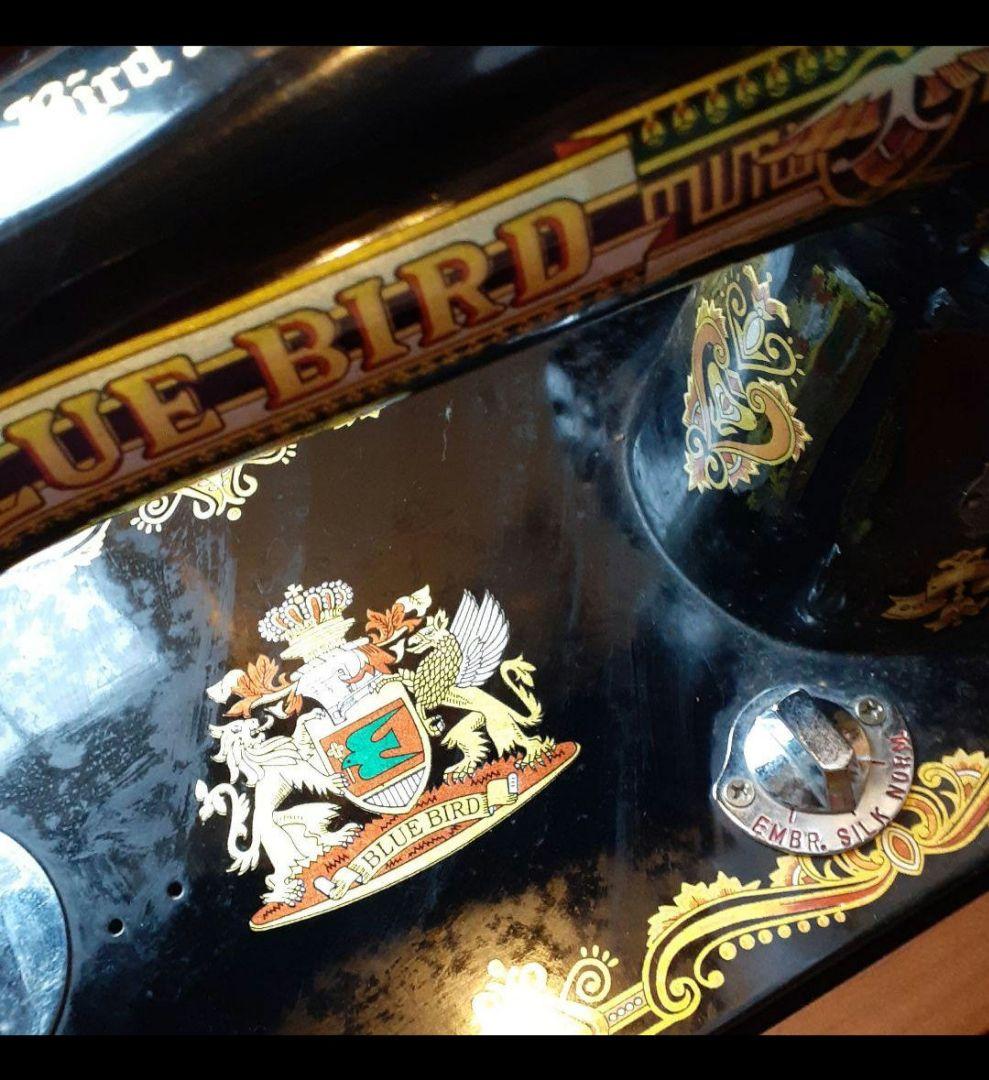 アンティークミシン電動クラシック足踏みインテリアにハンドメイドに高級感ある蓋付き