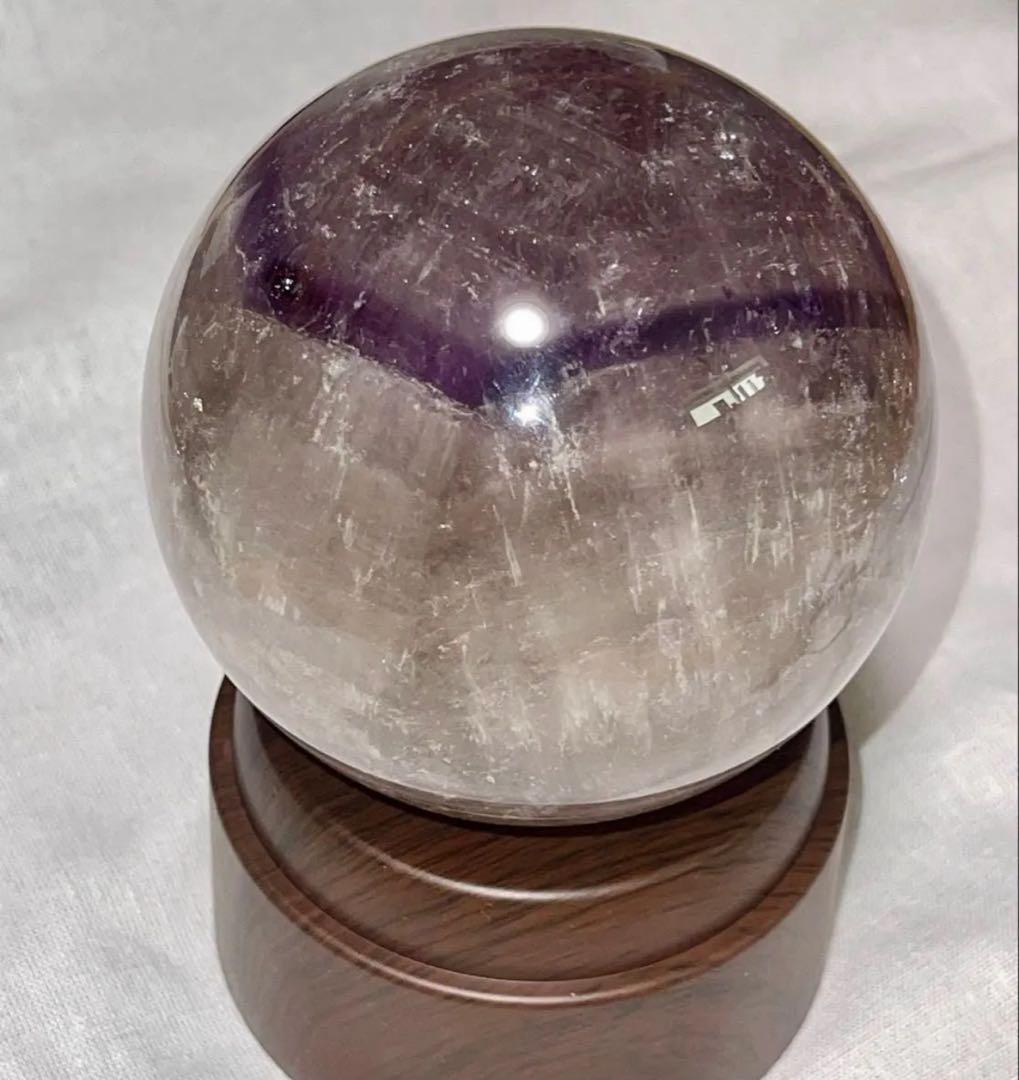 ファントムアメジスト　丸玉　サイズ約9cm 998g スフィア　台座なし