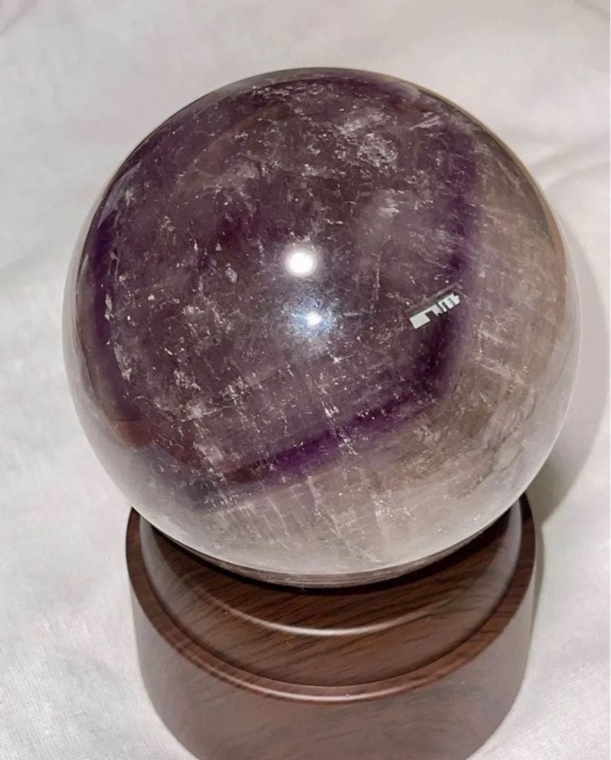 ファントムアメジスト　丸玉　サイズ約9cm 998g スフィア　台座なし