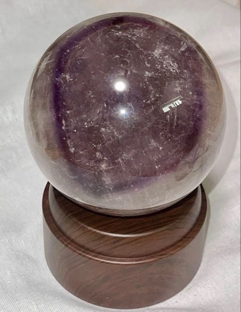 ファントムアメジスト　丸玉　サイズ約9cm 998g スフィア　台座なし