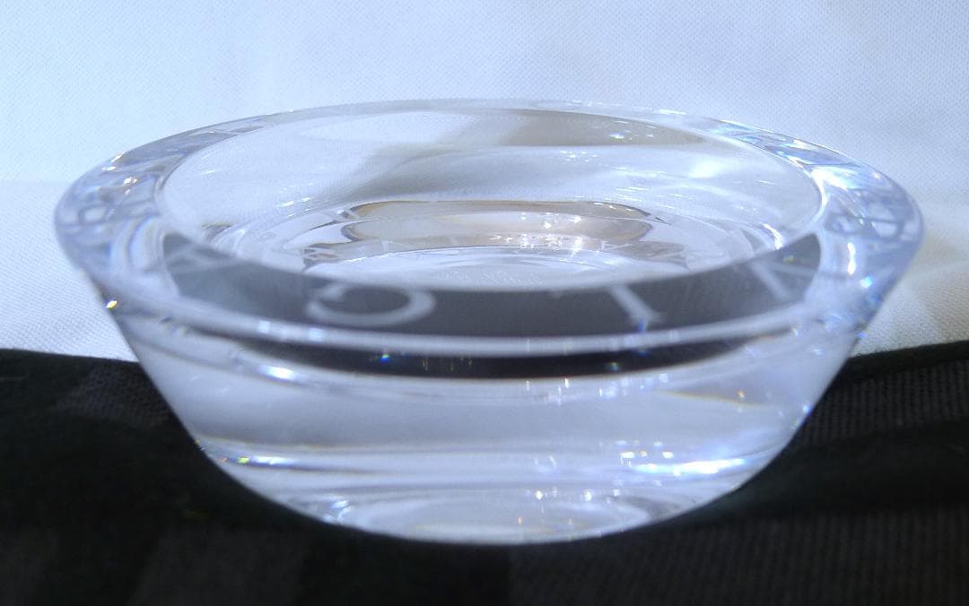 ☆【ブルガリ】ローゼンタール　Wネームクリスタルアシュトレー美品B☆