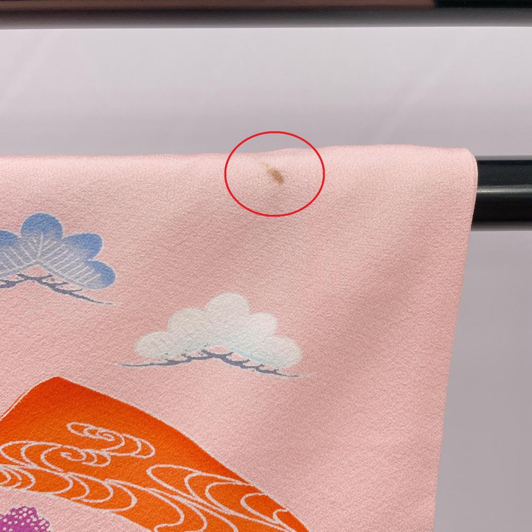 ★4037★ 子供着物 七五三 女の子 四つ身 襦袢付き