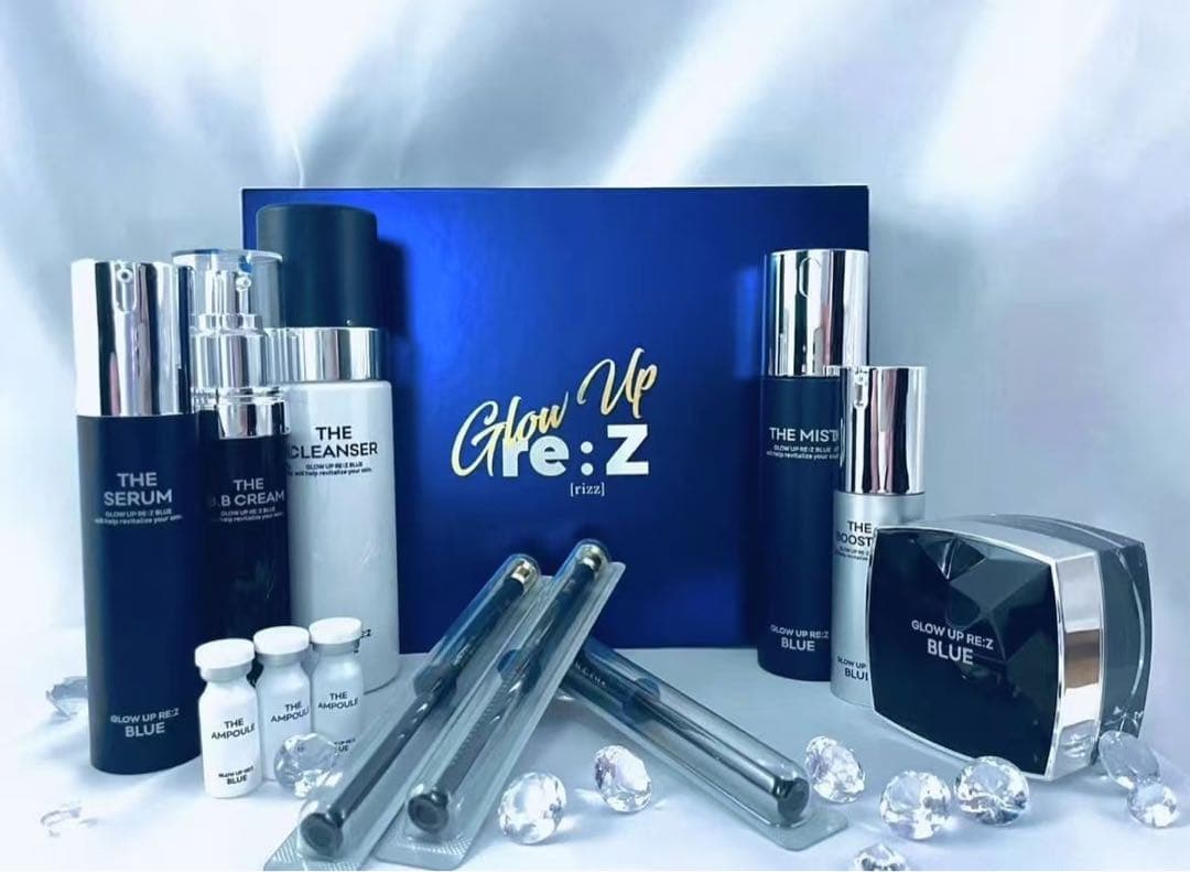 グローアップ　リズ　ブルー基礎6種セットGLOW UP REZ BLUE