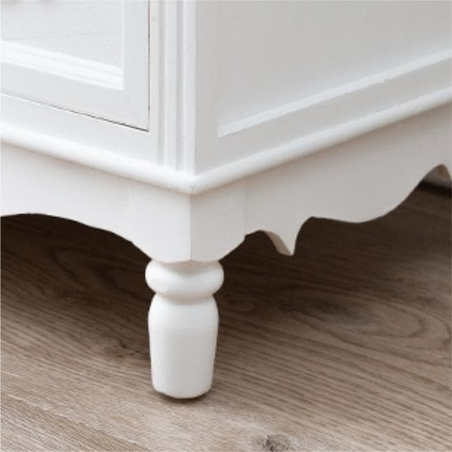 ヨーロピアン調 猫脚チェスト 4段 5杯 幅65cm 姫系 完成品 - メルカリ