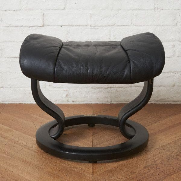 93536★エコーネス オットマン 北欧 本革 スツール ekornes