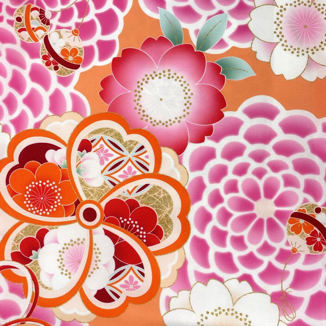 ◎mk-1721　女児　七五三　着物・被布セット　3歳　　11-20