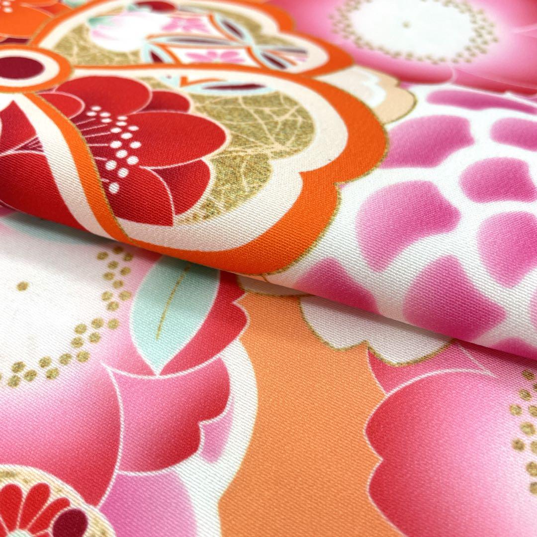 ◎mk-1721　女児　七五三　着物・被布セット　3歳　　11-20