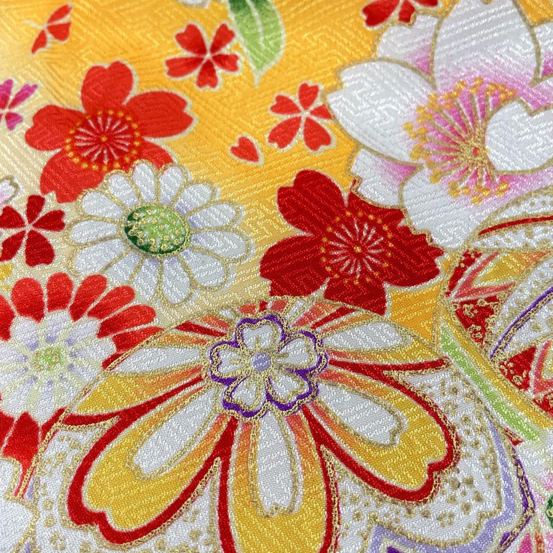 ◎mk-1721　女児　七五三　着物・被布セット　3歳　　11-20