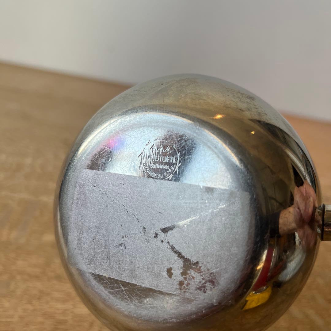 北欧ヴィンテージ　片手ステンレスパン　11cm