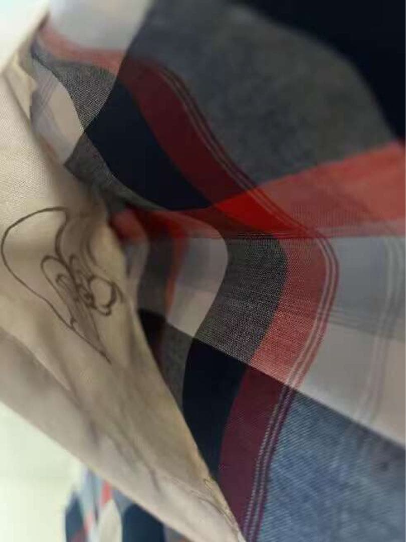 エプロン/保育士/ドラえもん/キャラクター/チェック柄