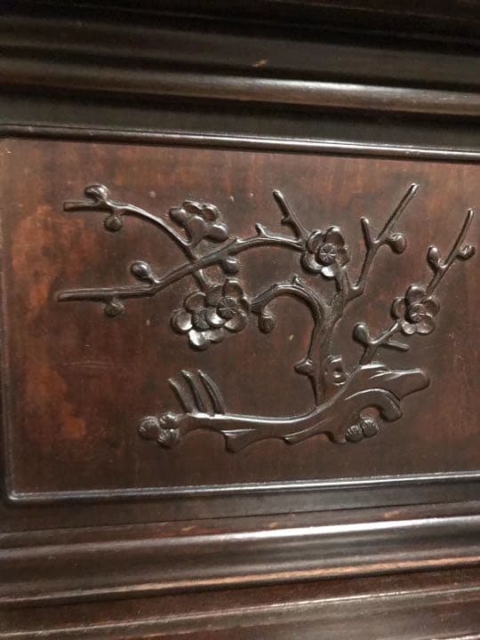 花梨の棚　飾り棚　骨董