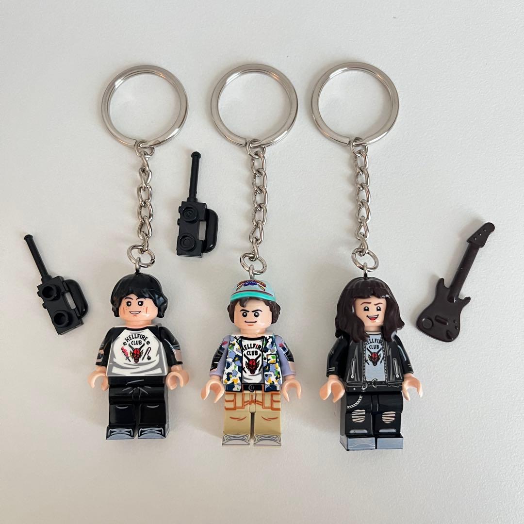 ストレンジャーシングス ミニフィグ キーホルダー マイク ダスティン