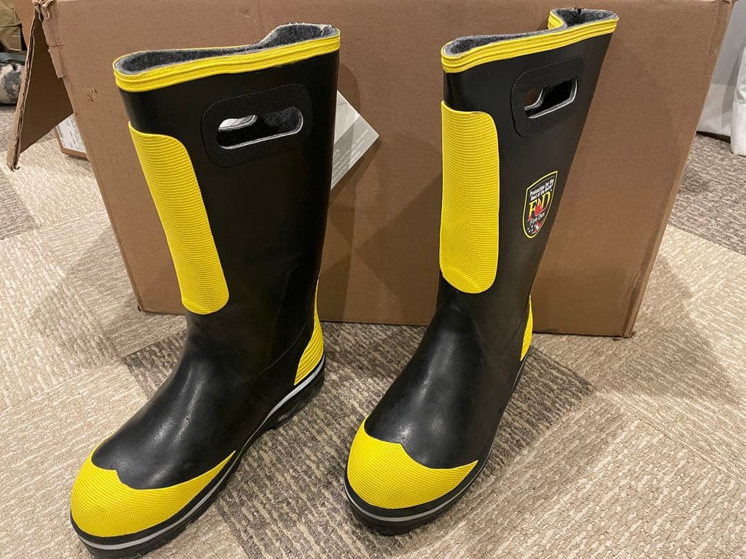 米軍放出Fire-Dex 構造用消防ブーツ NFPA1971 防火・防刃・耐熱