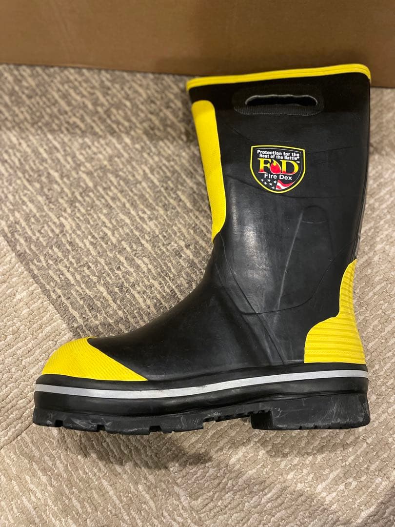 米軍放出Fire-Dex 構造用消防ブーツ NFPA1971 防火・防刃・耐熱
