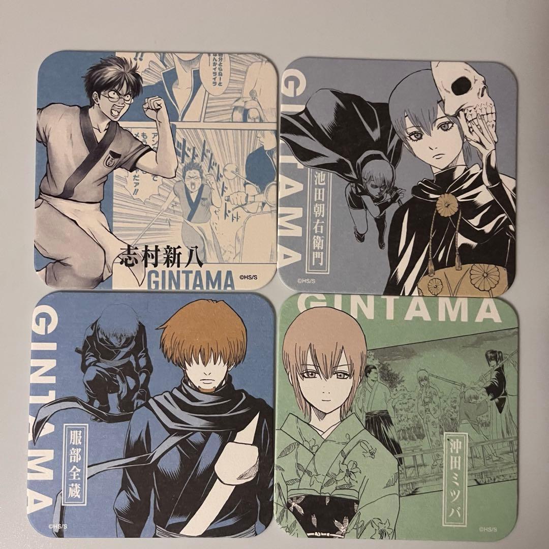 銀魂展 アートコースター 4点セット - メルカリ