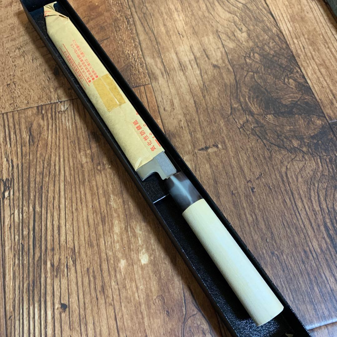 新品未使用◾️藤次郎　柳刃包丁　白紙鋼　210mm