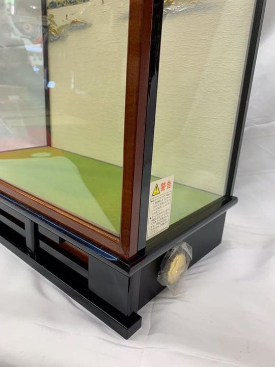 ガラスケース 子供の日 盛金 山水柄