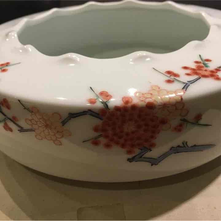 十三代 柿右衛門 梅図柄 灰皿お値引きしました