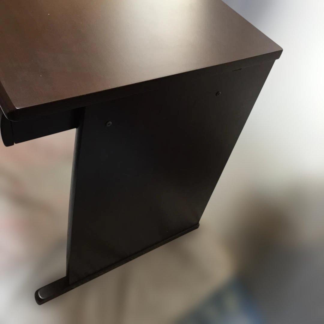 デスク　学習机　ニトリ　本棚・照明付属　ダークブラウン　引取り限定（埼玉北西部）