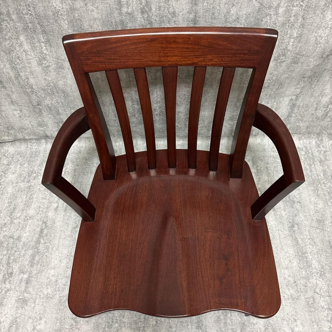 【超希少・美品】 回転式　ローチェア　花梨　ブラウンヴァン　FC-556A