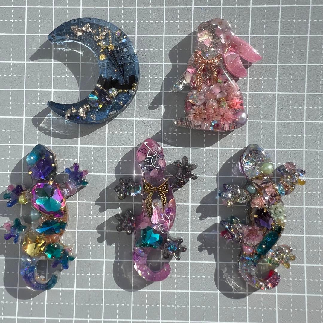 No.287 夜桜トカゲ 蓄光トカゲ qPIGpのトカゲ