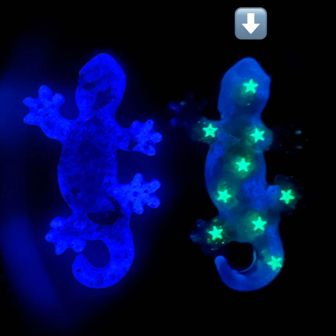 No.287 夜桜トカゲ 蓄光トカゲ qPIGpのトカゲ