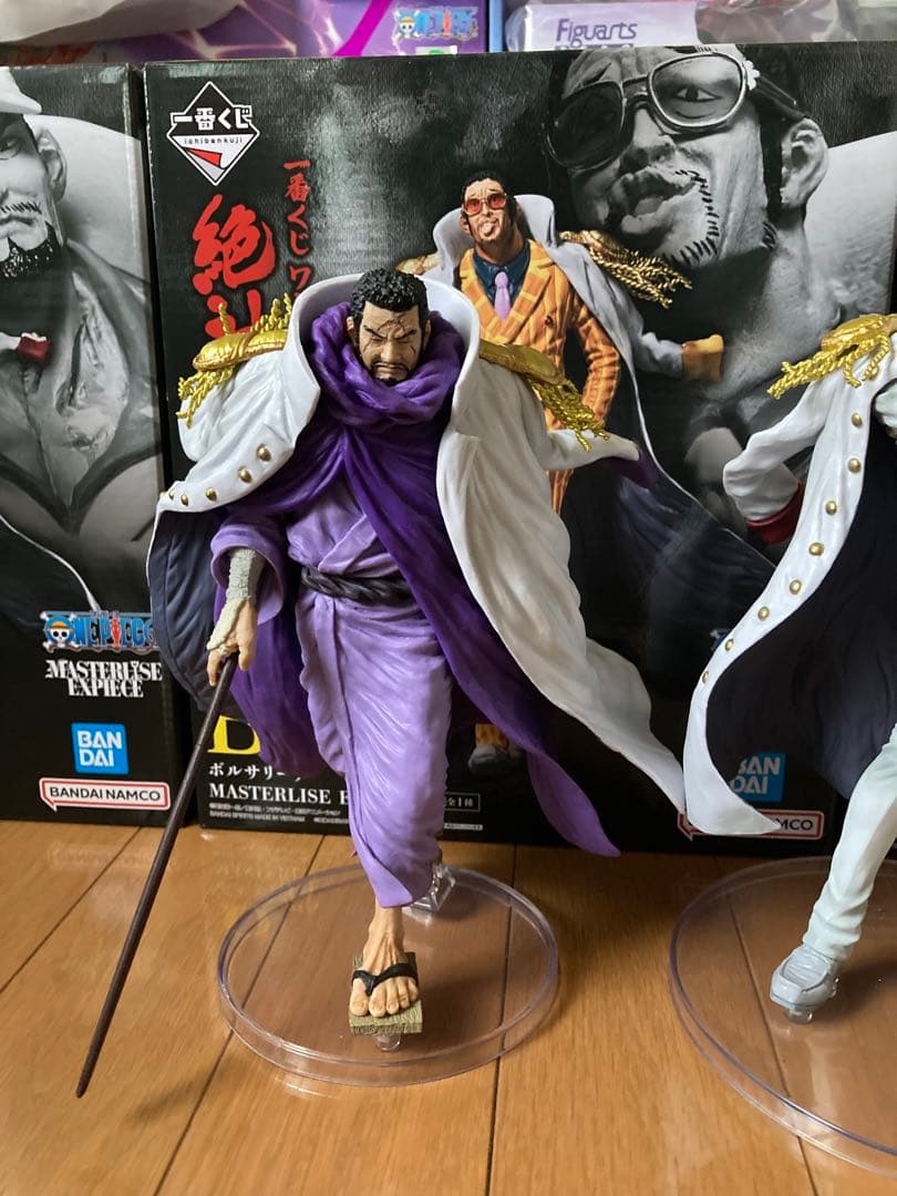 一番くじ ワンピース 絶対的正義 A~D賞 セット 赤犬 黄猿 藤虎 緑牛