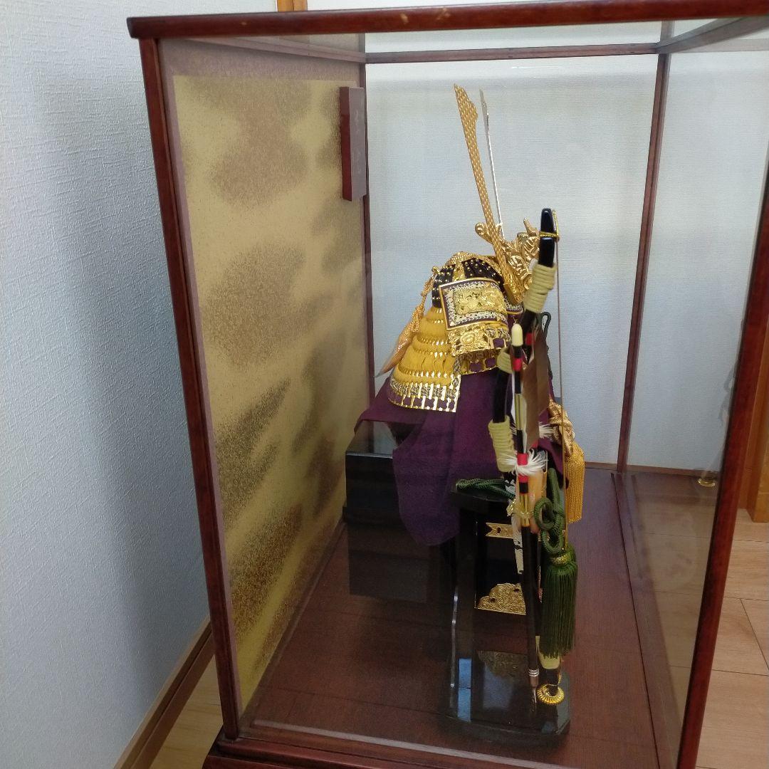 兜　五月人形　ケース飾