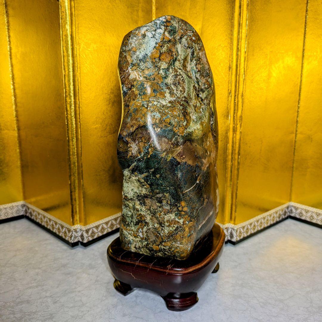 菊花石 岐阜県根尾谷産4.0㌔ 鑑賞石 観賞石 水石 盆石 鉱物 天然石 置物