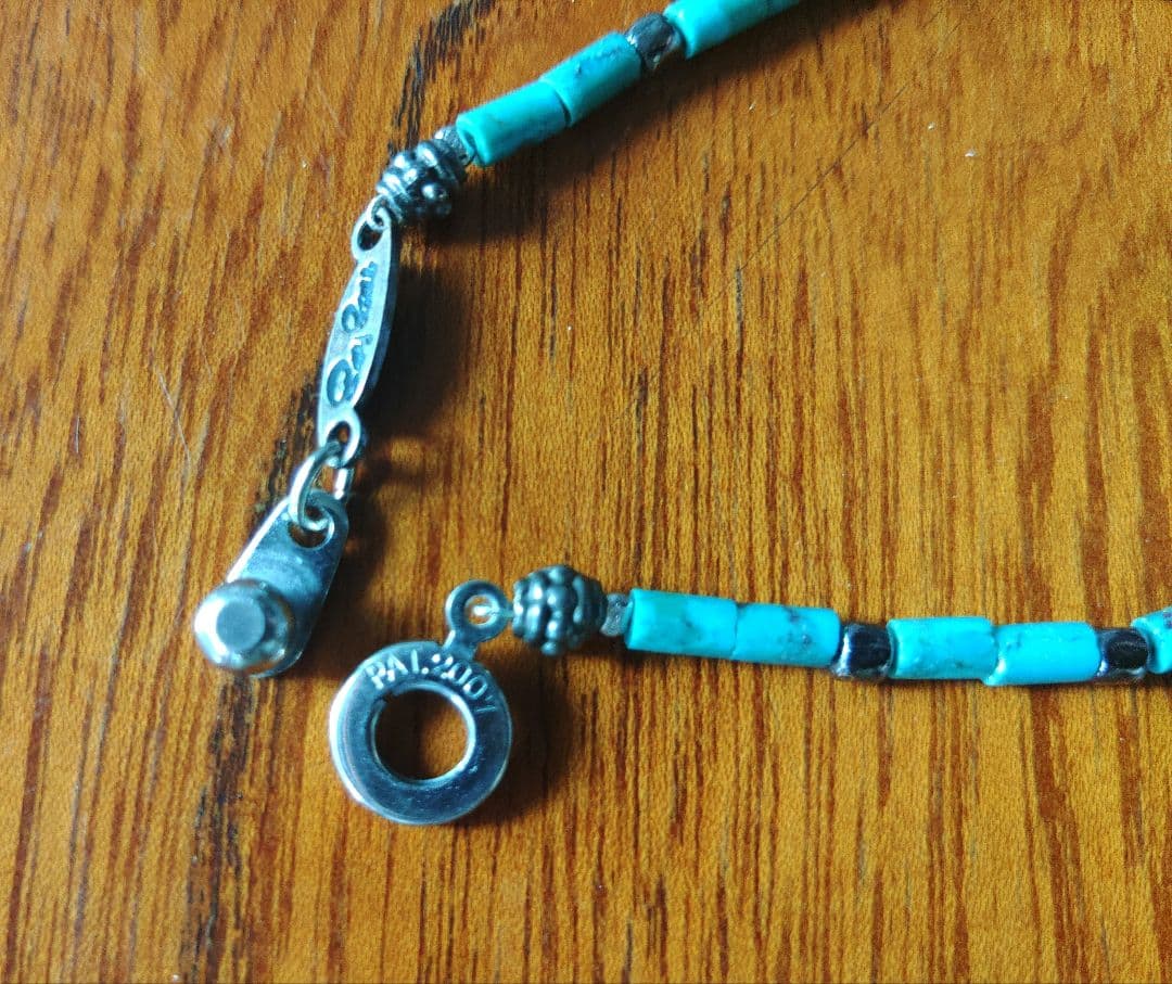 浅井健一 シルバーアクセ ブレスレット トルコ石