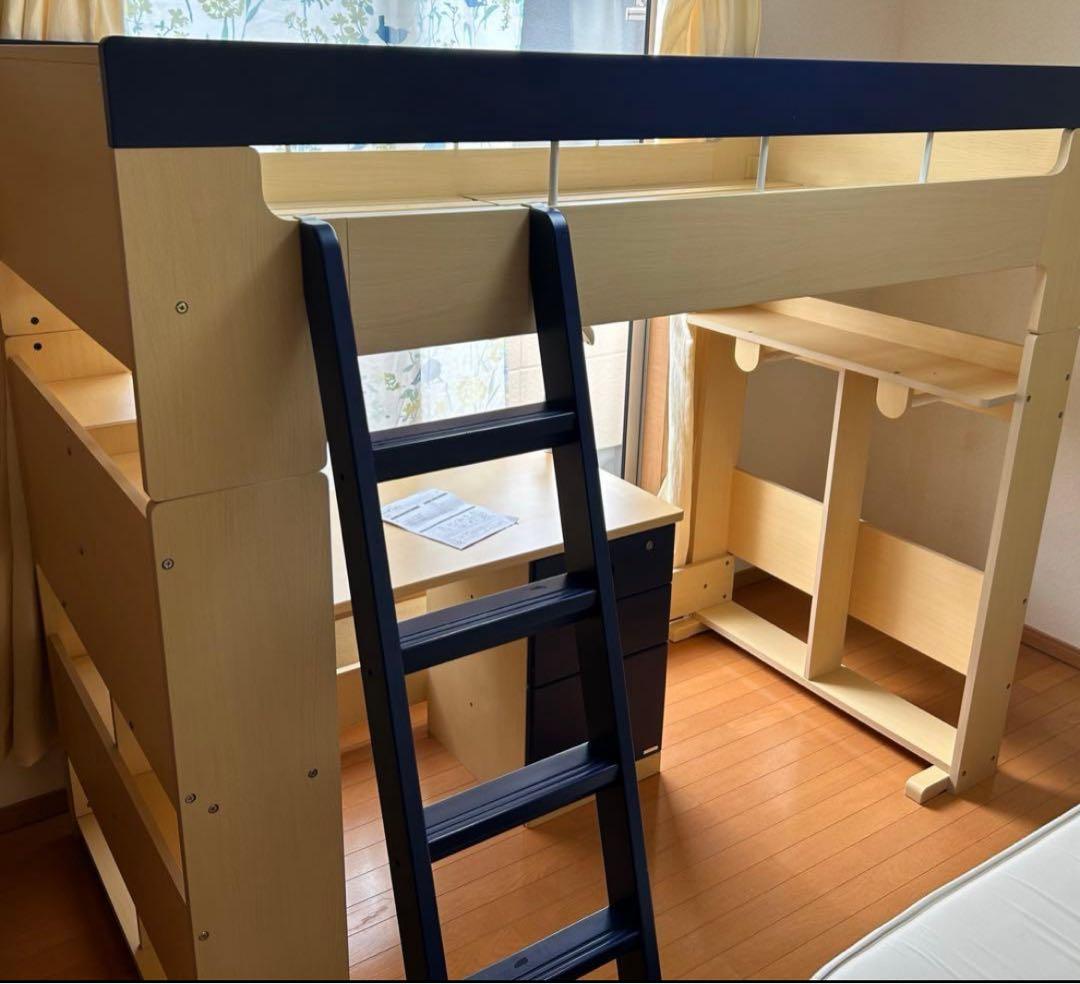 (金沢市近郊直接取引希望)コイズミ 学習デスク キッズコンポA ハイベッドデスク