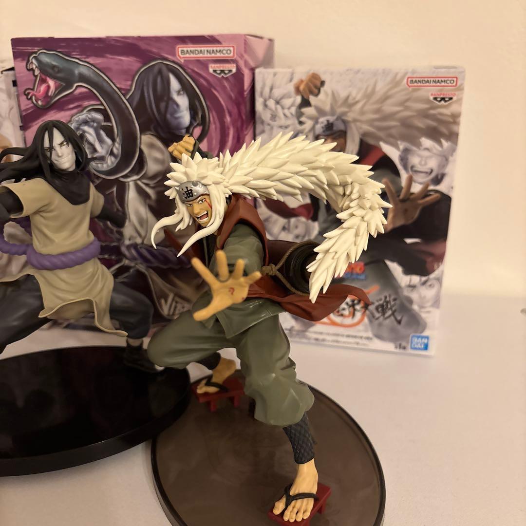 NARUTO 伝説の三忍 自来也 綱手 大蛇丸 フィギュア - メルカリ