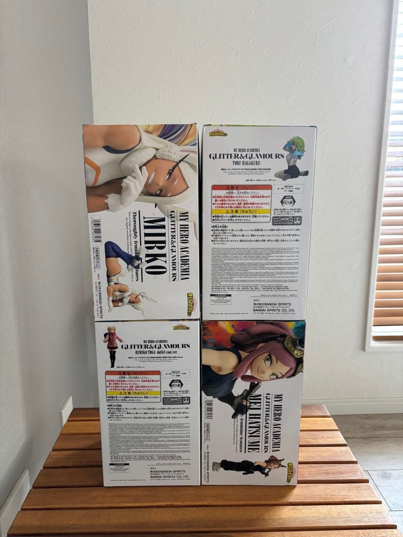 僕のヒーローアカデミア GLITTER&GLAMOURS ミルコ　他３体
