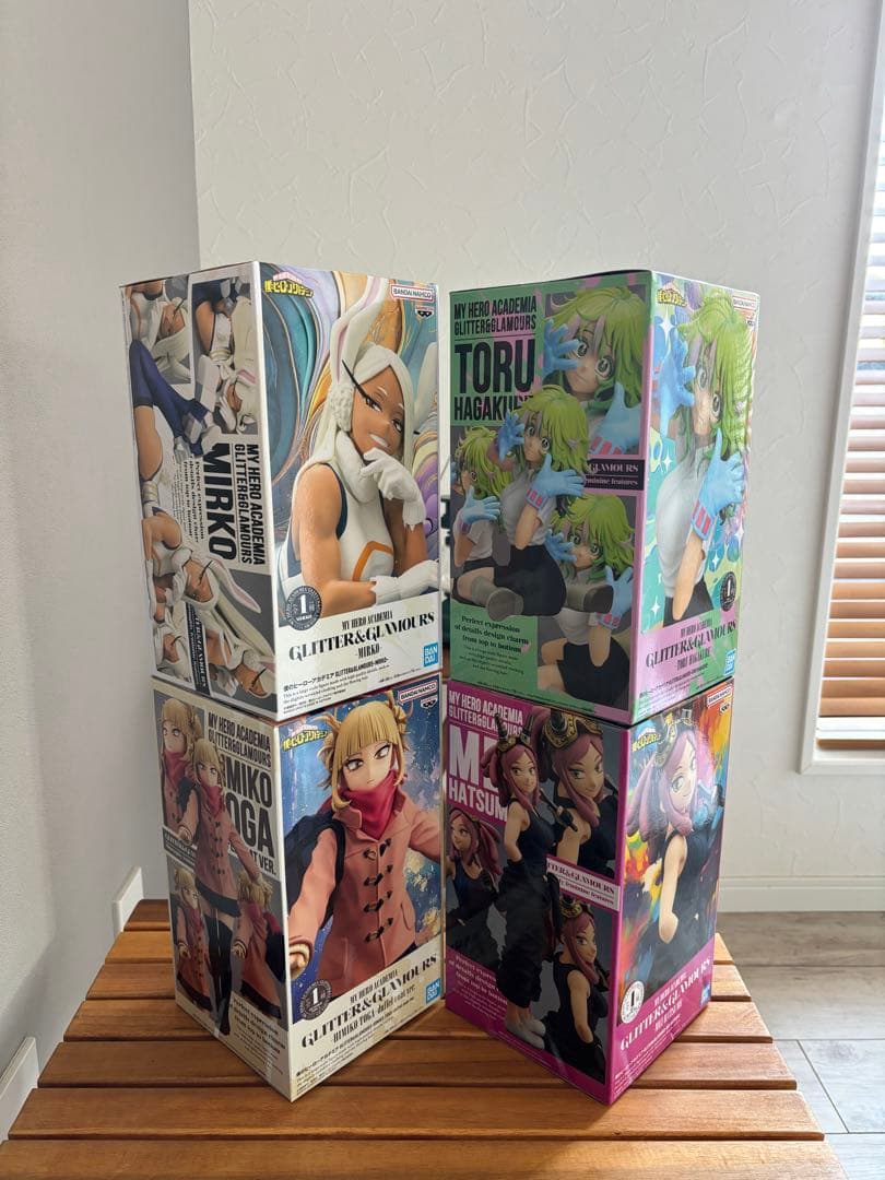 僕のヒーローアカデミア GLITTER&GLAMOURS ミルコ　他３体