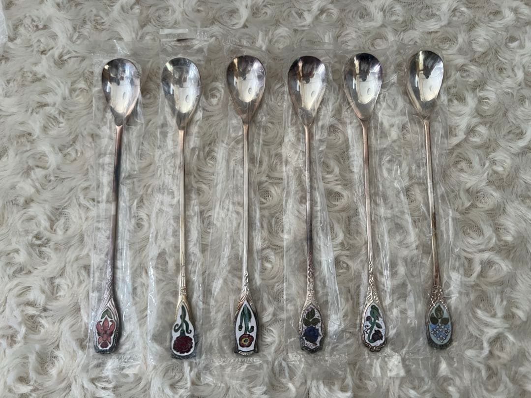 ガーランド　本七宝 カトラリーセット　E.P.N.S 洋白銀　スプーン＆フォーク