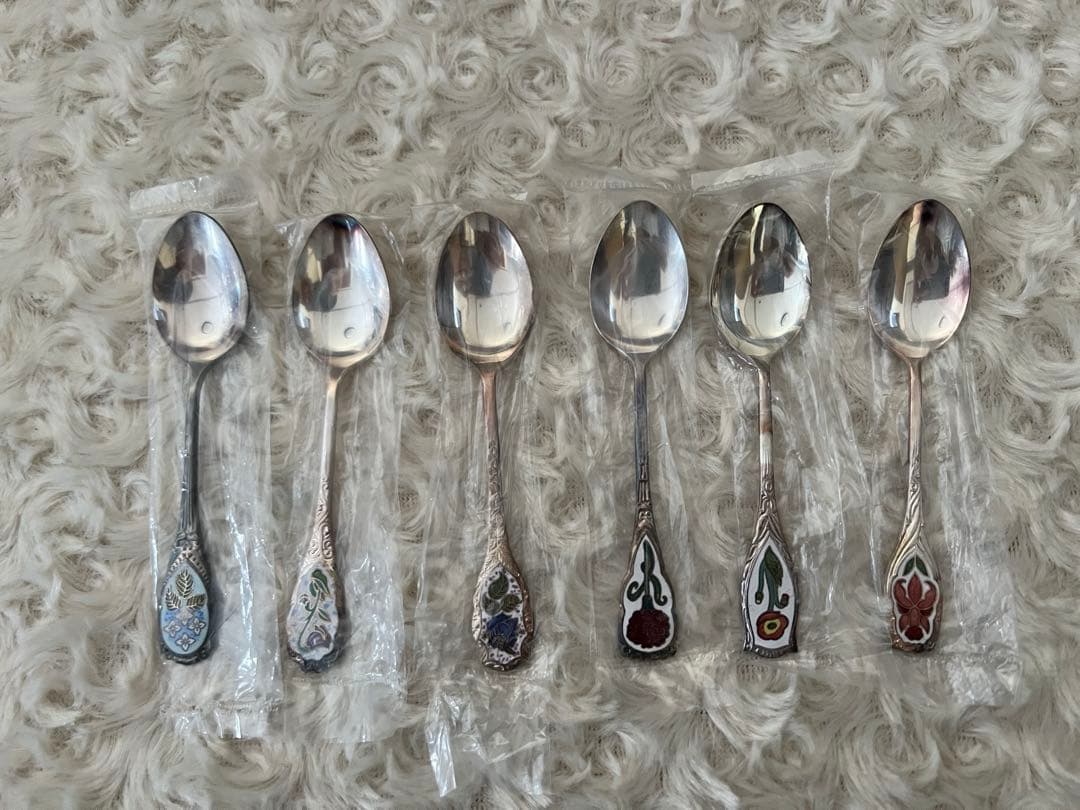 ガーランド　本七宝 カトラリーセット　E.P.N.S 洋白銀　スプーン＆フォーク