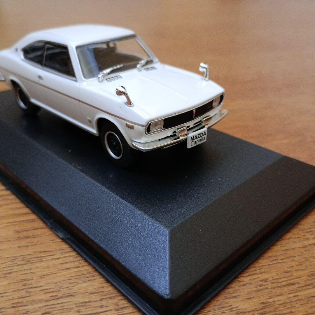 マツダ カペラ ロータリークーペ 1970 1/43 ミニカー 白 希少 - メルカリ