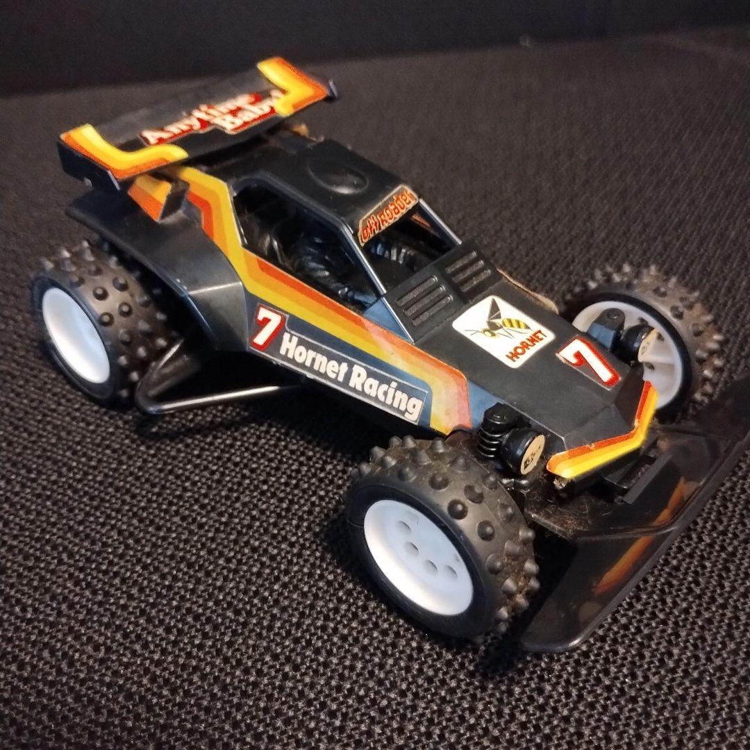 当時モノ 初期シャーシ（穴なし）ミニ四駆 ホーネットJr. 完成品