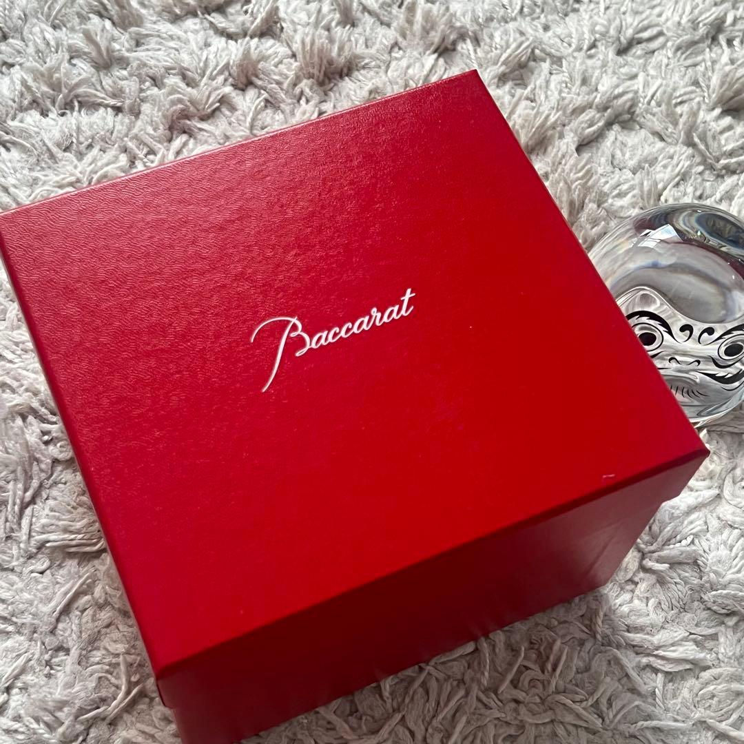 Baccarat ダルマ クリスタル置物 バカラ ガラス インテリア 縁起物