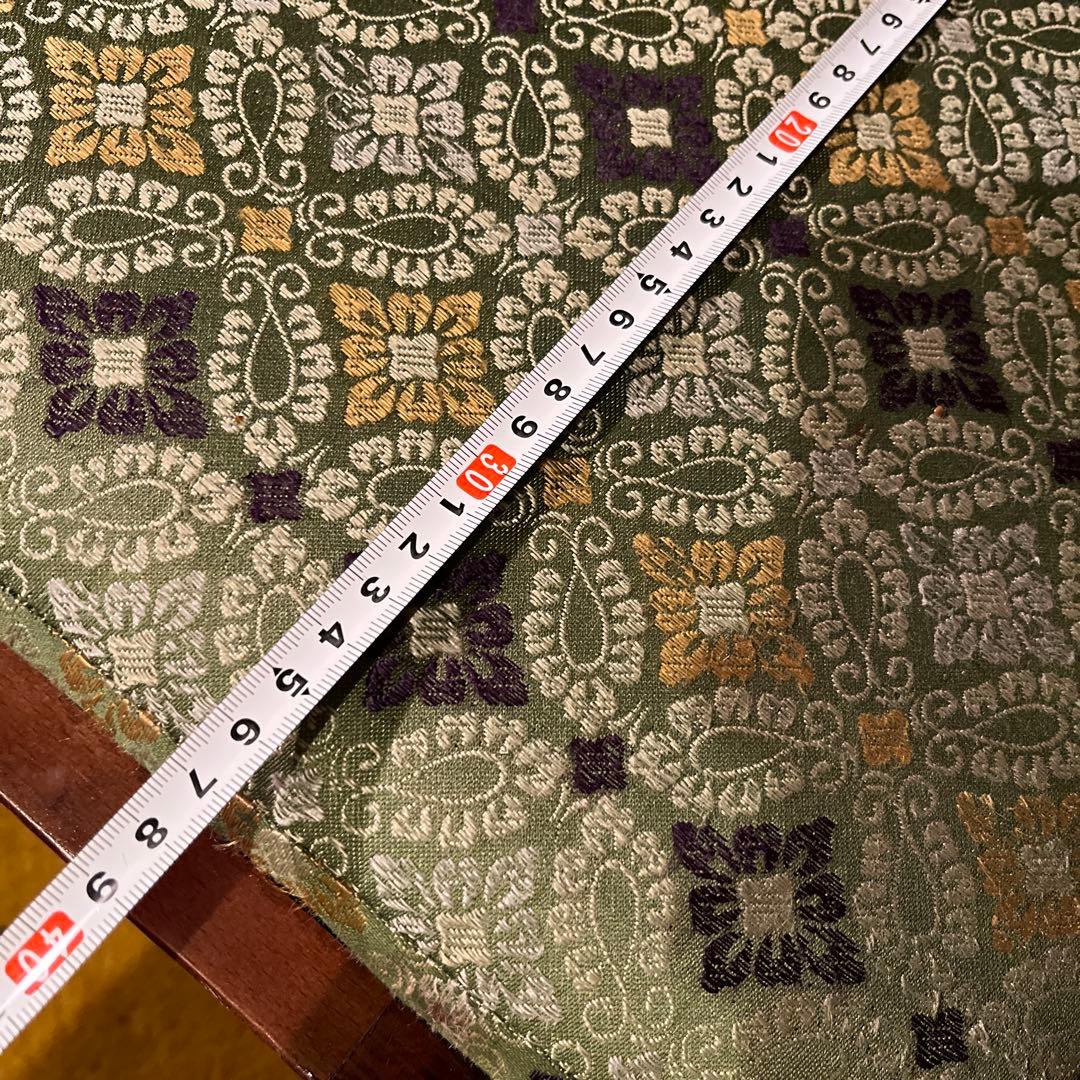 昭和レトロ　クッション付きスツール　椅子　オットマン　木製美品　アンティーク