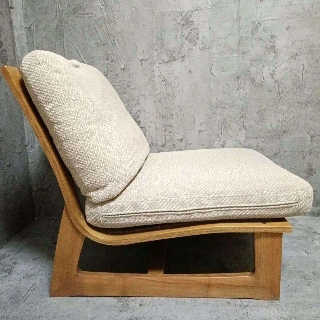 カリモク 木組 ベントウッドソファ プライウッド アームレスソファー レトロ①