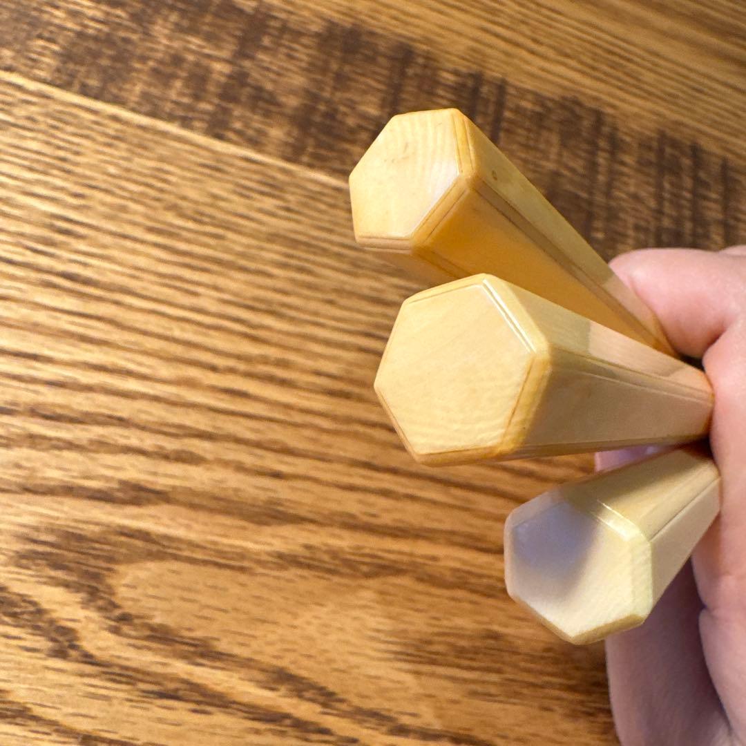 三味線 糸巻き 3本セット 天然素材