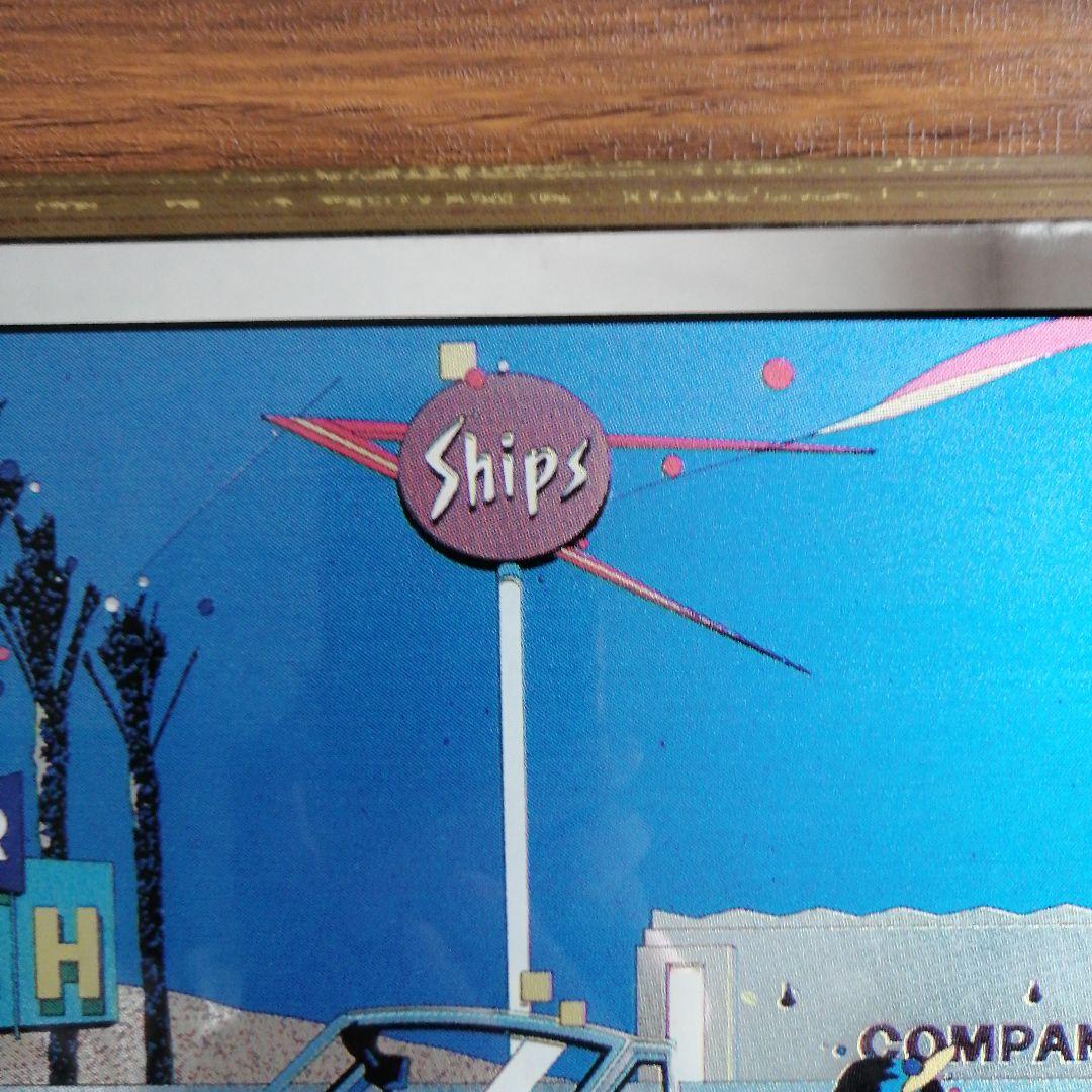 鈴木英人　レトロ　American Portraitアメ車　パブミラー