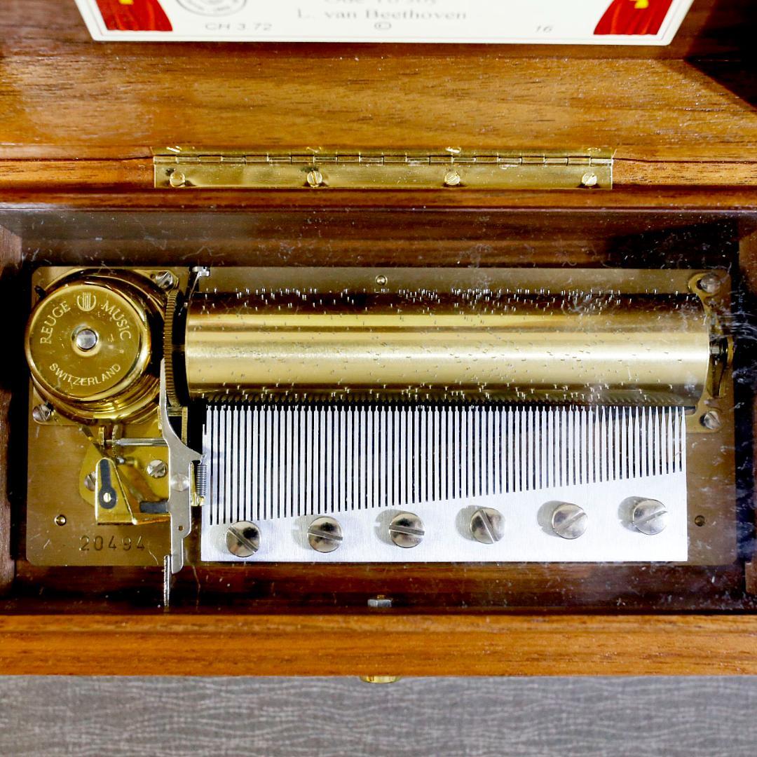 リュージュ 高級オルゴール ７２弁 ベートーベン ３曲 第９など