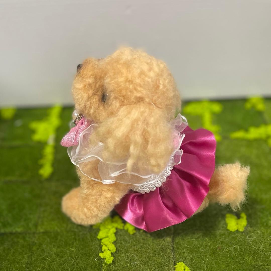 ☆rara トイプードル 羊毛フェルト 着せ替え ぬいぐるみ 置物